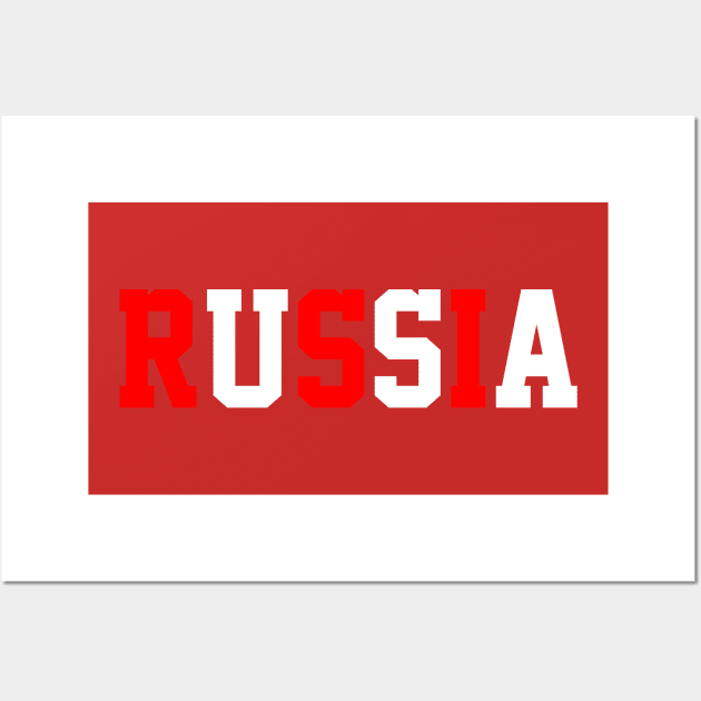 Russia/USA - Conspiracy Theory Design Wall Art by DankFutura